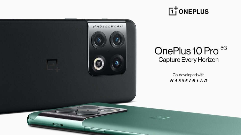 Oneplus 10 Pro presenterades nyligen på teknikmässan CES i Las Vegas, USA. Foto: Press Oneplus 10 Pro presenterades nyligen på teknikmässan CES i Las Vegas, USA. Foto: Press