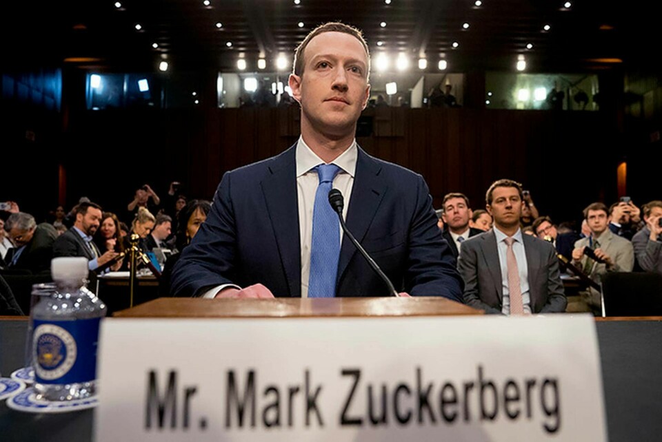 Mark Zuckerberg grillades rejält i amerikanska senaten under tisdagen. Foto: TT / AP Photo / Andrew Harnik