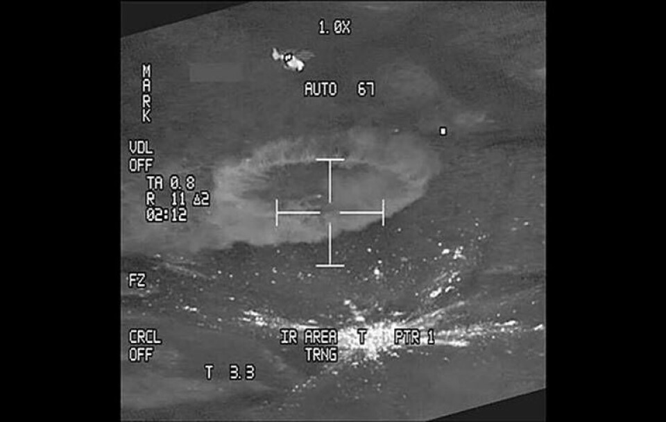 Norska försvarets flygbilder över olycksplatsen i närheten av Rakkajaure i Lappland. Foto: TT Norska försvarets flygbilder över olycksplatsen i närheten av Rakkajaure i Lappland. Foto: TT