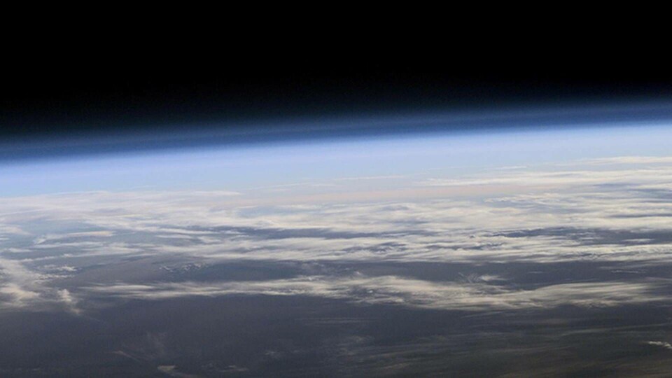 Jordens atmosfär sedd från rymden. Foto: Nasa Jordens atmosfär sedd från rymden. Foto: Nasa