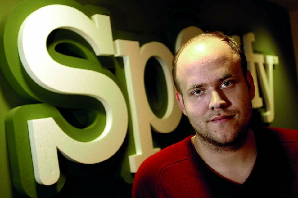 Daniel Ek, Spotify, 2008. Foto: Ingvar Karmhed / SvD / TT