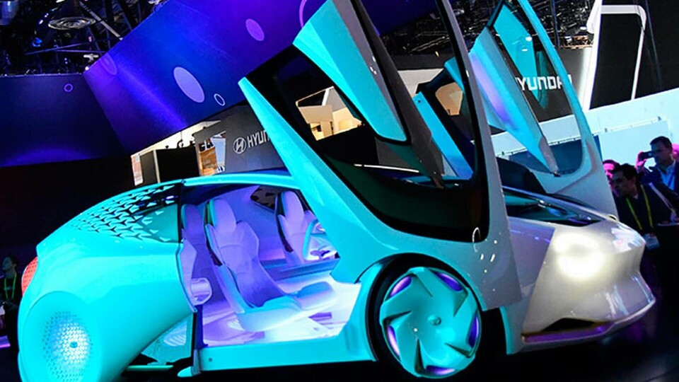 Toyota visade upp sin nya konceptbil på Ces. Foto: IBL/ Polaris Images Toyota visade upp sin nya konceptbil på Ces. Foto: IBL/ Polaris Images