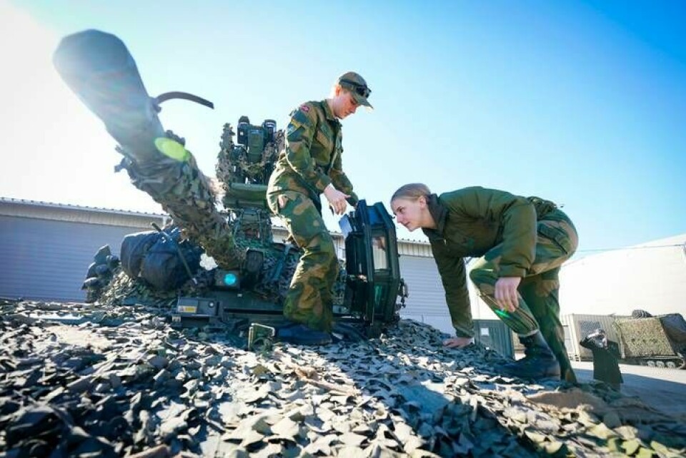 Norska Nato-soldater på plats i militäralliansens multinationella stridsgrupp i Litauen. Arkivbild. Foto: Lise Åserud/NTB/TT