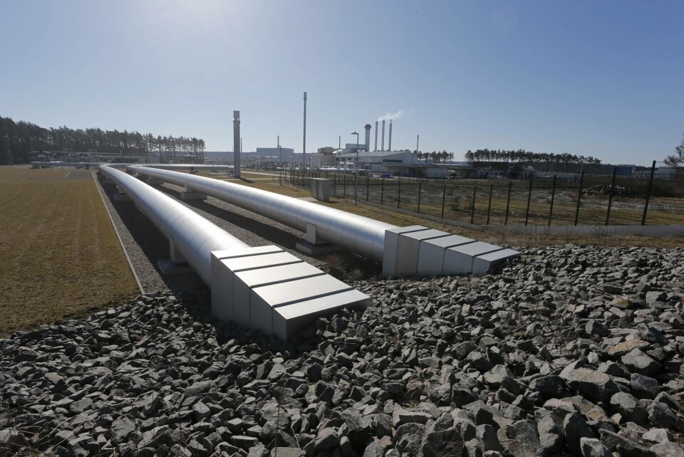 Gasledningen Nordstream kommer upp ur Östersjön, här vid tyska Greifswald. Foto: Nordstream Gasledningen Nordstream kommer upp ur Östersjön, här vid tyska Greifswald. Foto: Nordstream