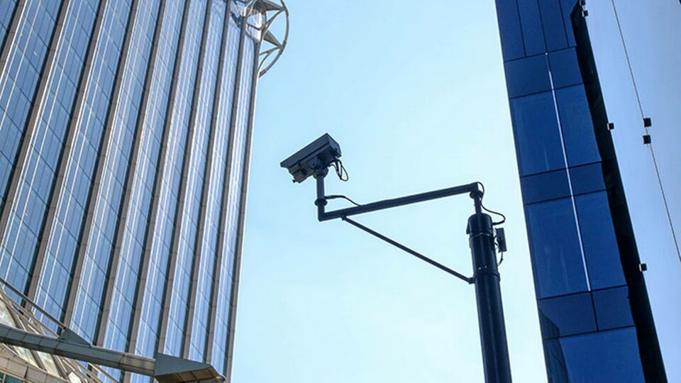 Ansiktsigenkänning inbyggd i ryska övervakningssystemet. Foto: TT Ansiktsigenkänning inbyggd i ryska övervakningssystemet. Foto: TT