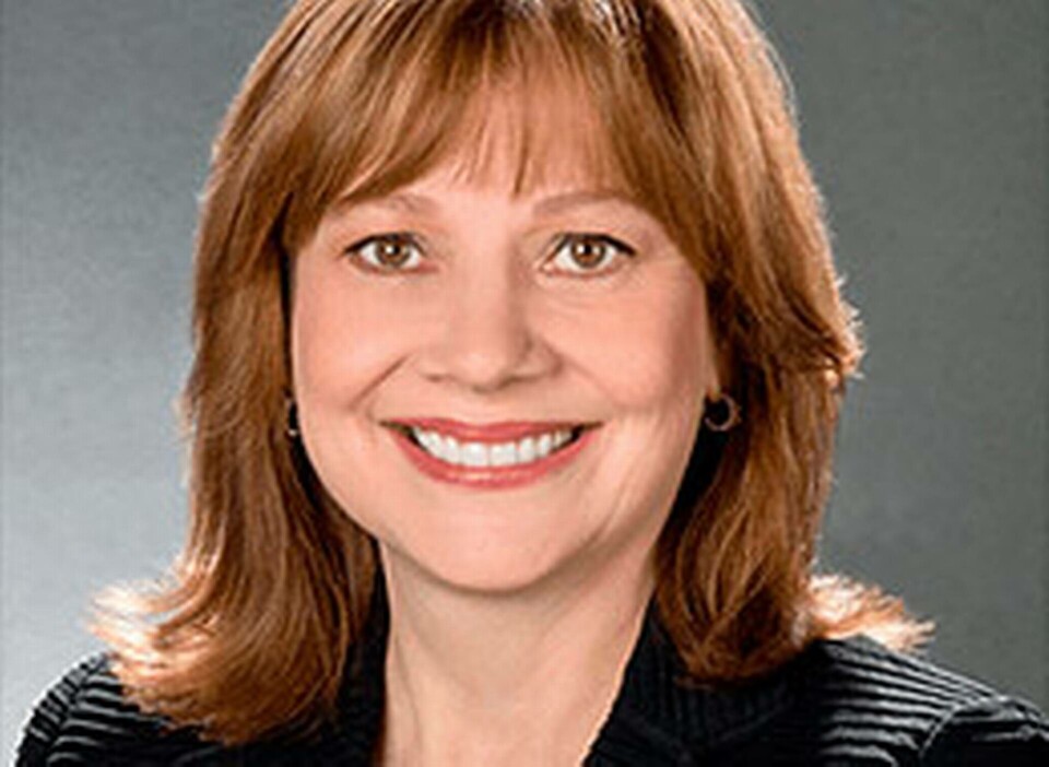 Mary Barra Foto: GM Mary Barra Foto: GM