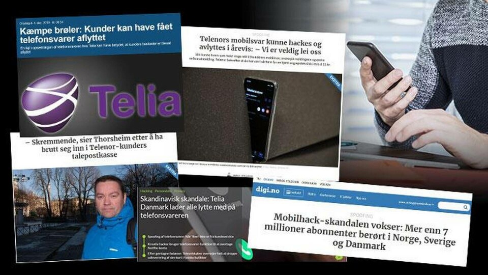 Foto: TT/ Skärmbilder från Version2, Digi.no och Ekstrabladet Foto: TT/ Skärmbilder från Version2, Digi.no och Ekstrabladet