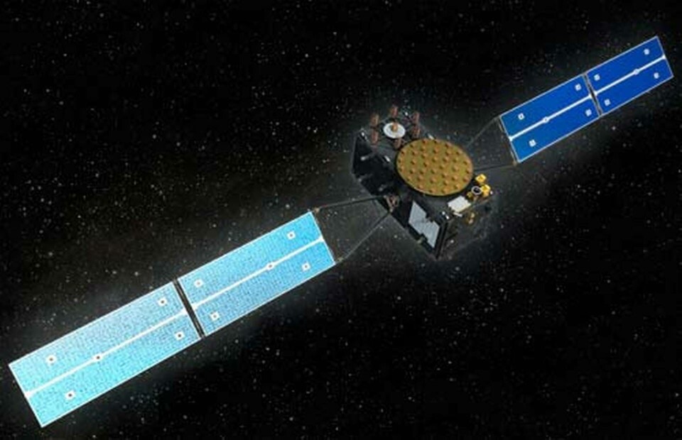 Illustration av Galileosatellit Illustration av Galileosatellit