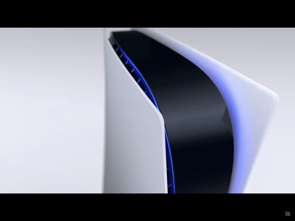 Närbild på Playstation 5. Foto: Sony. Närbild på Playstation 5. Foto: Sony.