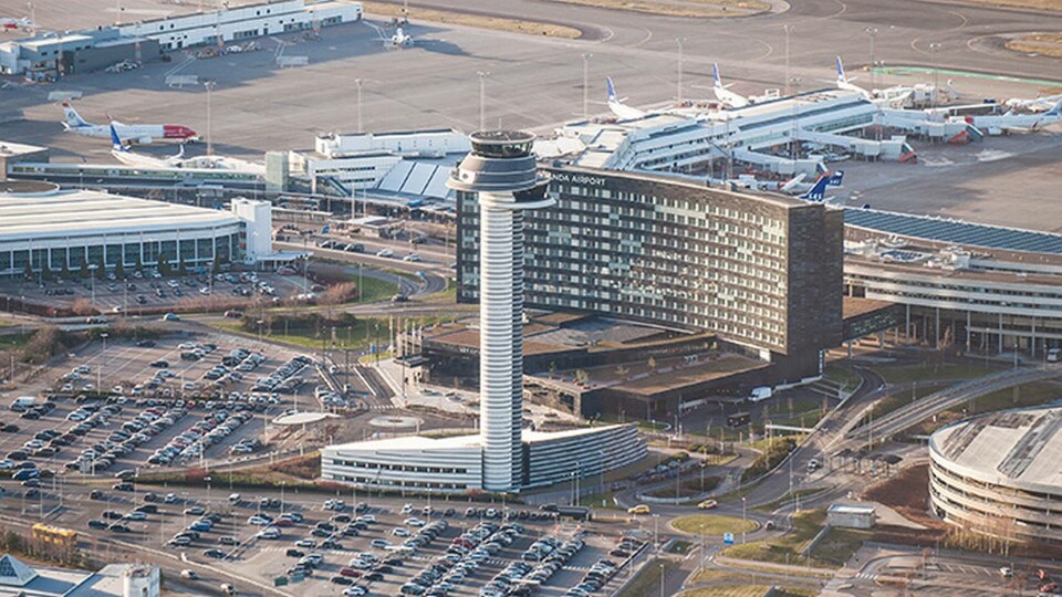 Flygbild över Arlanda. Foto: Daniel Asplund Flygbild över Arlanda. Foto: Daniel Asplund