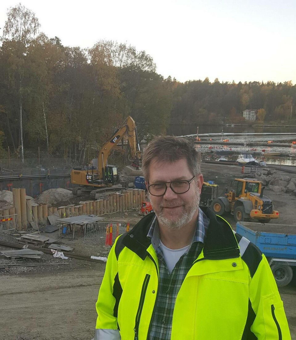 Magnus Gunnarsson, entreprenadchef på Subterra. Magnus Gunnarsson, entreprenadchef på Subterra.