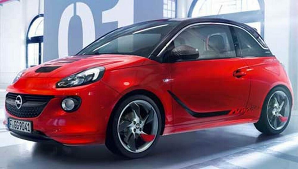 Opels småbil Adam har blivit en succé. Foto: Opel Opels småbil Adam har blivit en succé. Foto: Opel