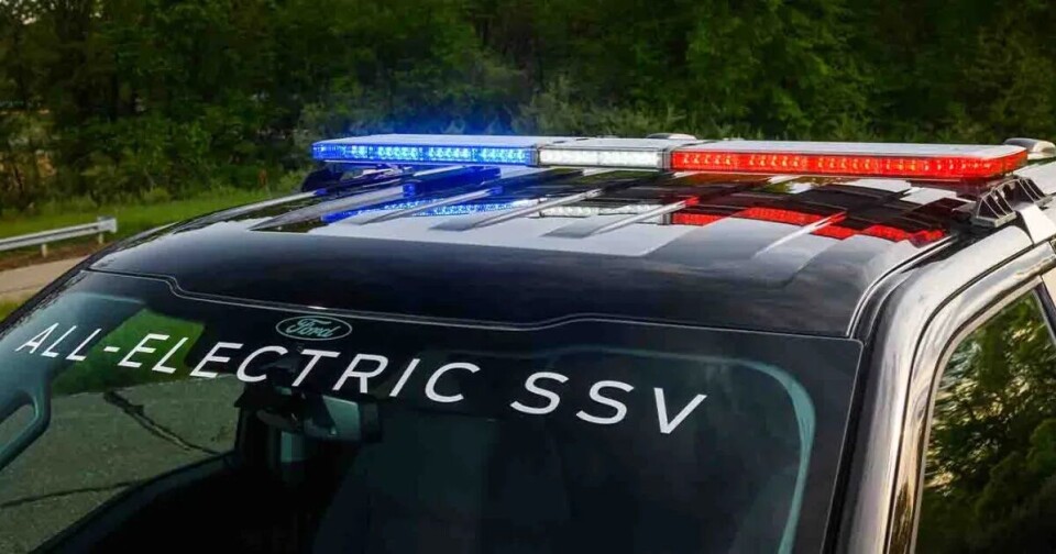F-150 Lightning som polisfordon. Foto: Ford F-150 Lightning som polisfordon. Foto: Ford