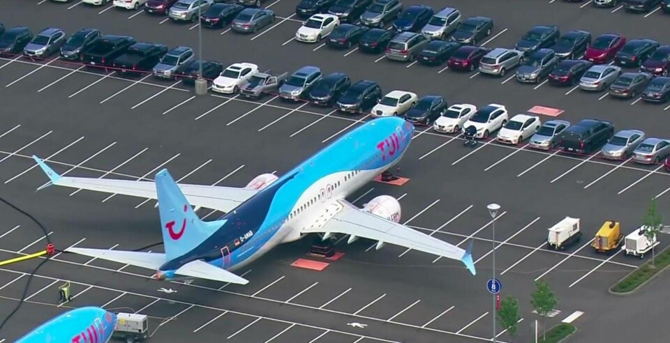 Platsbristen börjar bli påtaglig för Boeing. Foto: Skärmdump Seattle King 5 News/Youtube Platsbristen börjar bli påtaglig för Boeing. Foto: Skärmdump Seattle King 5 News/Youtube