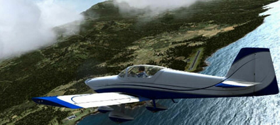 I första versionen av Microsoft Flight är omgivningen Hawaii.