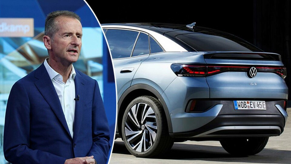 Inte dags att gå all in elbilar än, enligt Volkswagenchefen Herbert Diess. Foto: Volkswagen Inte dags att gå all in elbilar än, enligt Volkswagenchefen Herbert Diess. Foto: Volkswagen