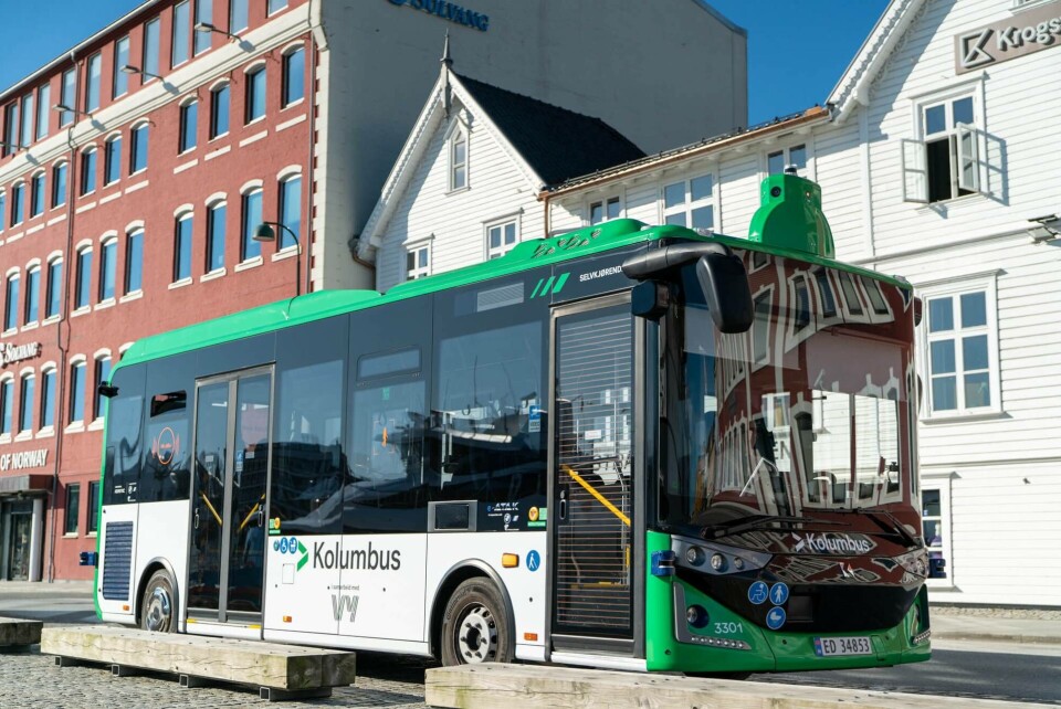Bussen från turkiska Karsan har 21 säten och plats för 50 personer. Foto: Karsan Bussen från turkiska Karsan har 21 säten och plats för 50 personer. Foto: Karsan