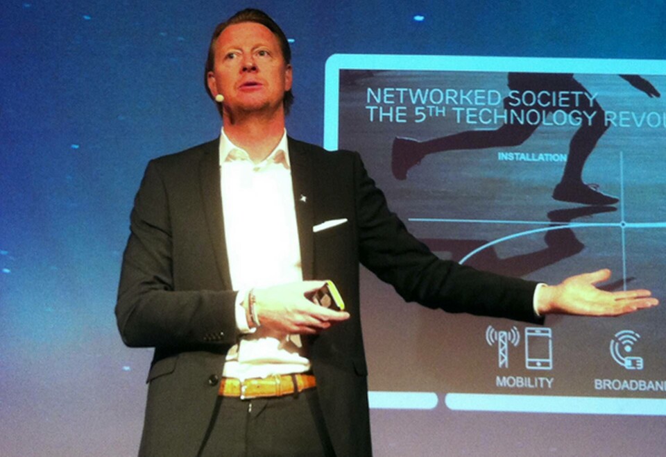 Regeringar måste ta fram en digital plattform, anser Ericssons vd Hans Vestberg. Foto: Helen Ahlbom Regeringar måste ta fram en digital plattform, anser Ericssons vd Hans Vestberg. Foto: Helen Ahlbom