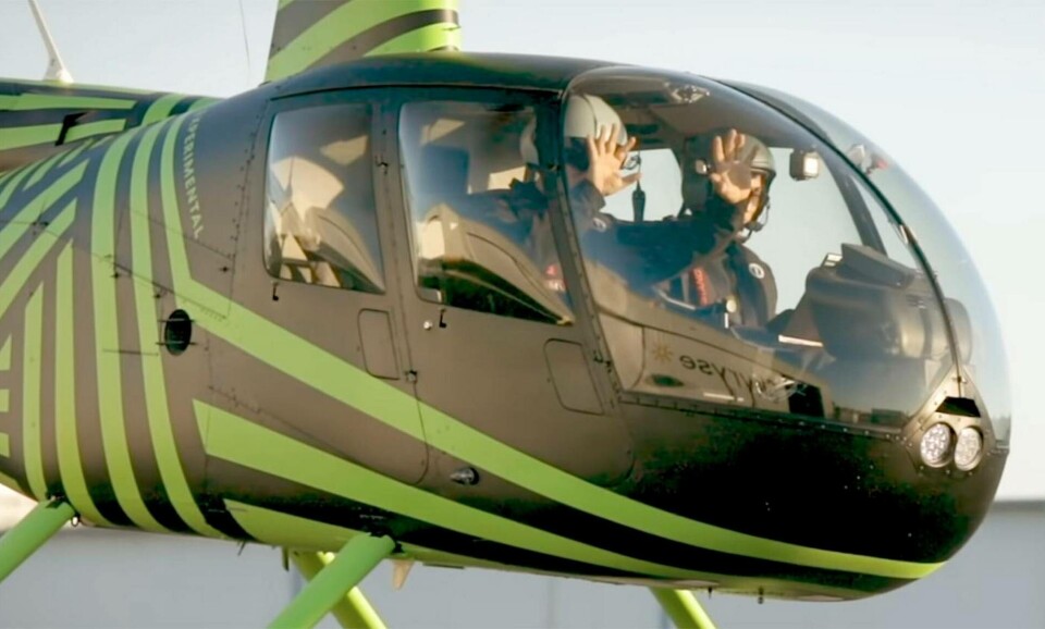 Robinson R-44, försedd med Skyryse självstyrande teknik. Foto: Skyryse Robinson R-44, försedd med Skyryse självstyrande teknik. Foto: Skyryse