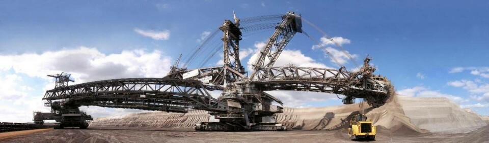 Bagger 288 byggdes för kolbrytning. Foto: Martin Röll Bagger 288 byggdes för kolbrytning. Foto: Martin Röll