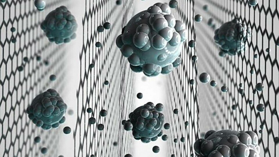 Forskarnas grafen-oxidmembran filtrerar bort saltet ur havsvatten. Foto: Manchesters universitet Forskarnas grafen-oxidmembran filtrerar bort saltet ur havsvatten. Foto: Manchesters universitet