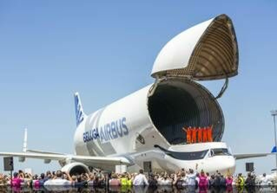 Beluga XL, jungfruflygning Foto: Airbus