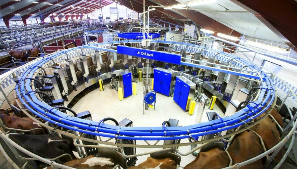 Bättre bildbehandling ska få mjölkningsroboten att hitta spenarna snabbare. Foto: Delaval Bättre bildbehandling ska få mjölkningsroboten att hitta spenarna snabbare. Foto: Delaval