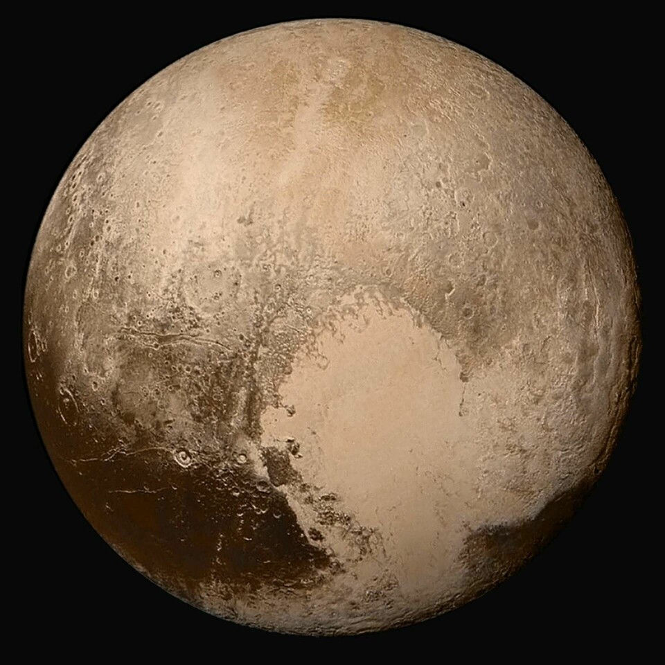 Dvärgplaneten Pluto. Foto: Nasa