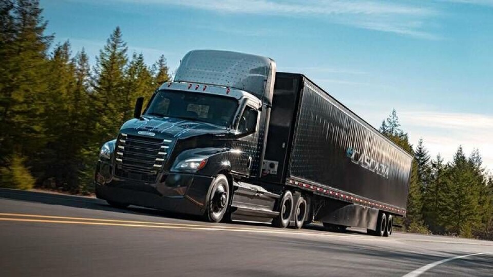 Matjätte vill köpa nära 800 ellastbilar av Freightliner