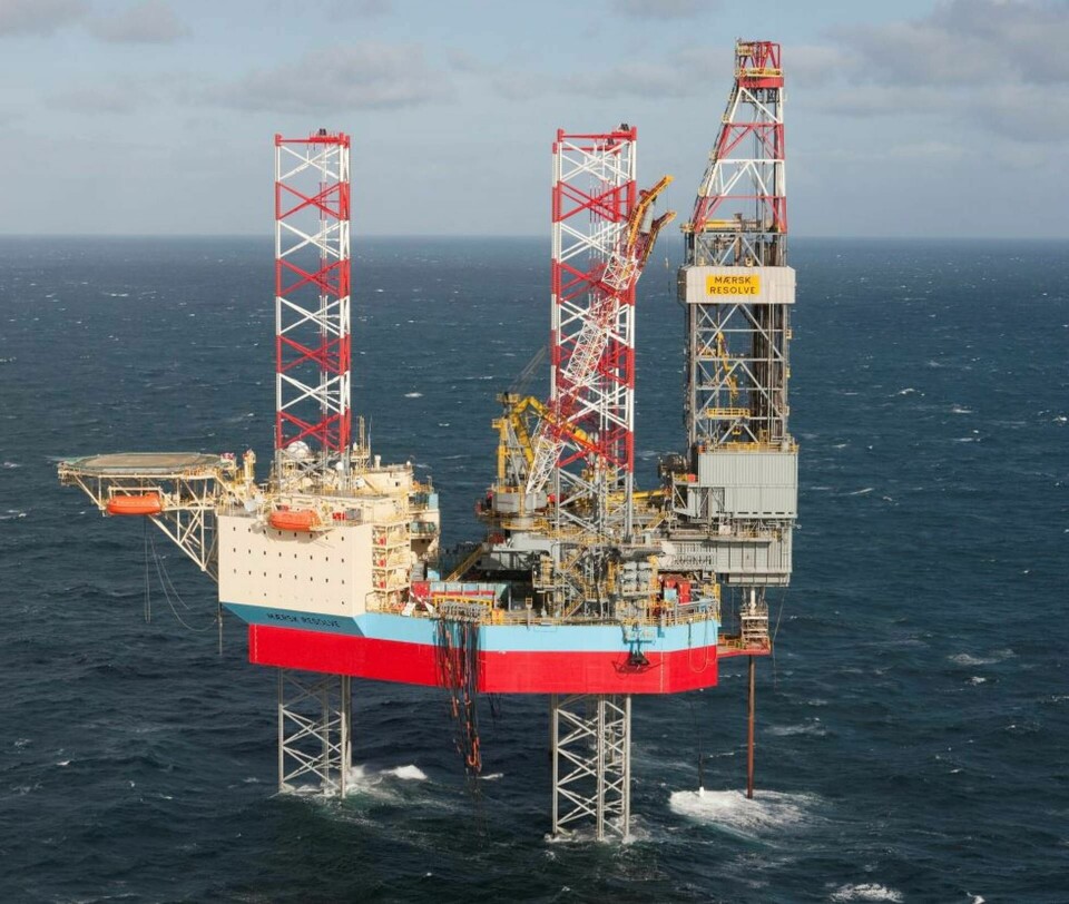 Oljeriggen Noble Resolve konverteras nu för att pumpa ned flytande koldioxid i Nordsjöns botten. Foto: Project Greensand