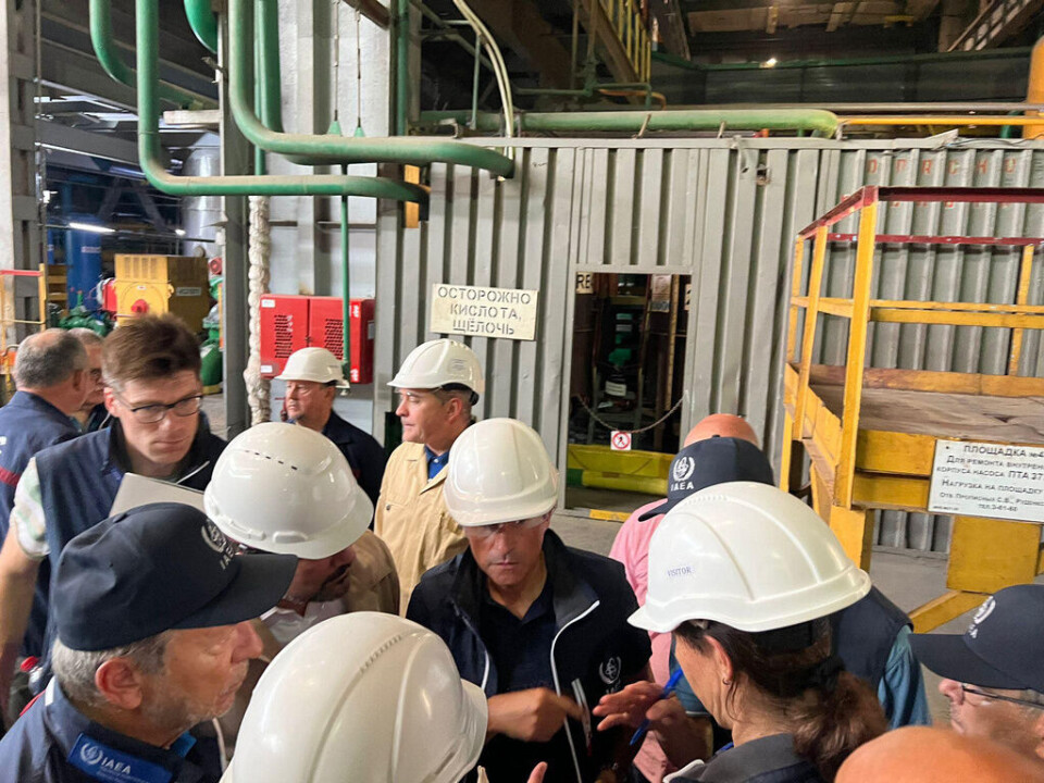 IAEA på besök i kärnkraftverket Zaporizjzja. Foto: Zumapress/Mega/TT IAEA på besök i kärnkraftverket Zaporizjzja. Foto: Zumapress/Mega/TT