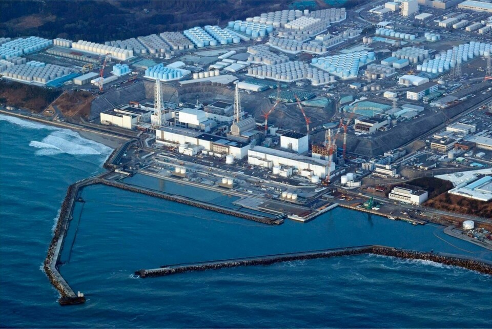 Det katastrofdrabbade kärnkraftverket på en bild från förra året. Foto: Shohei Miyano/AP/TT