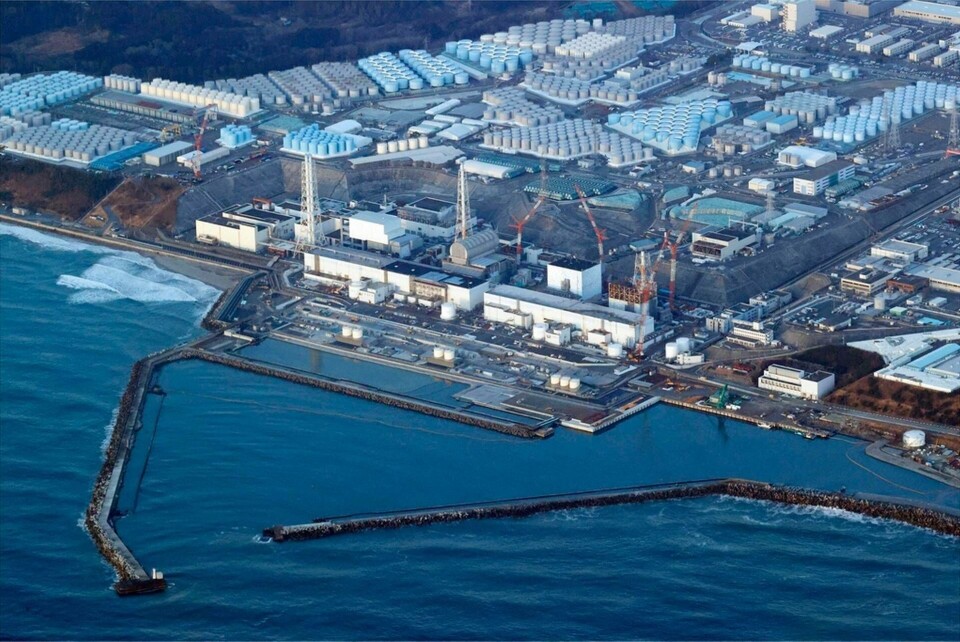 Det katastrofdrabbade kärnkraftverket på en bild från förra året. Foto: Shohei Miyano/AP/TT Det katastrofdrabbade kärnkraftverket på en bild från förra året. Foto: Shohei Miyano/AP/TT