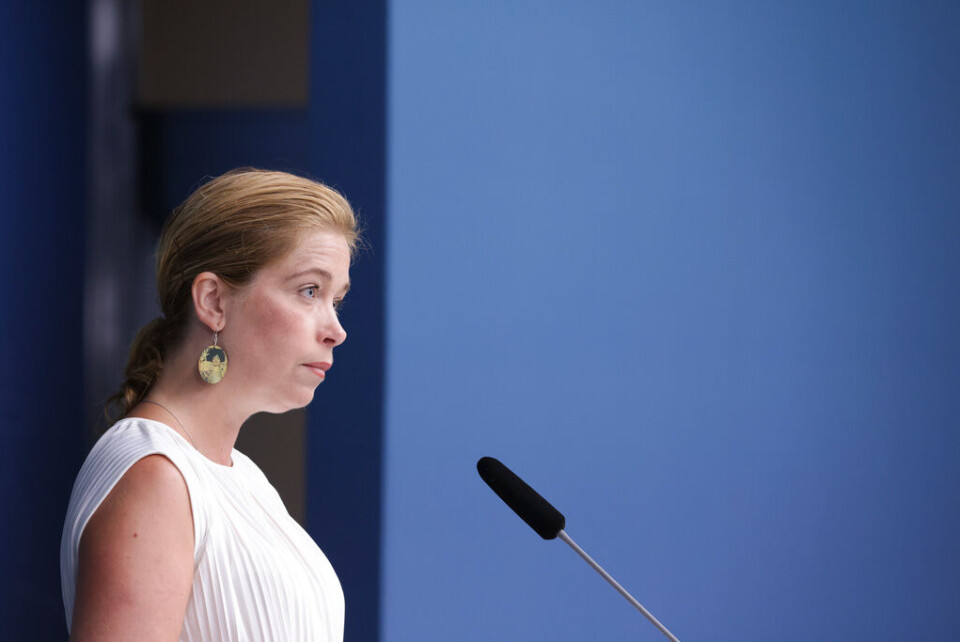 Klimat- och miljöminister Annika Strandhäll håller pressträff om uppdrag till Strålsäkerhetsmyndigheten och Naturvårdsverket. Foto: Magnus Andersson/TT Klimat- och miljöminister Annika Strandhäll håller pressträff om uppdrag till Strålsäkerhetsmyndigheten och Naturvårdsverket. Foto: Magnus Andersson/TT