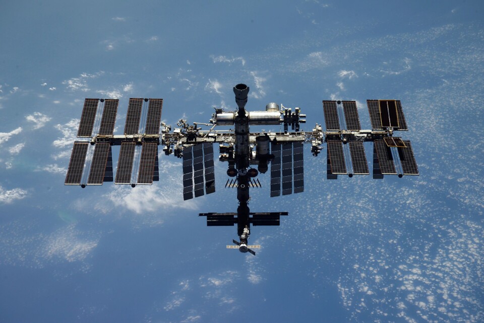 Den internationella rymdstationen ISS. Foto: Roscosmos State Space Corporation via AP/TT Den internationella rymdstationen ISS. Foto: Roscosmos State Space Corporation via AP/TT