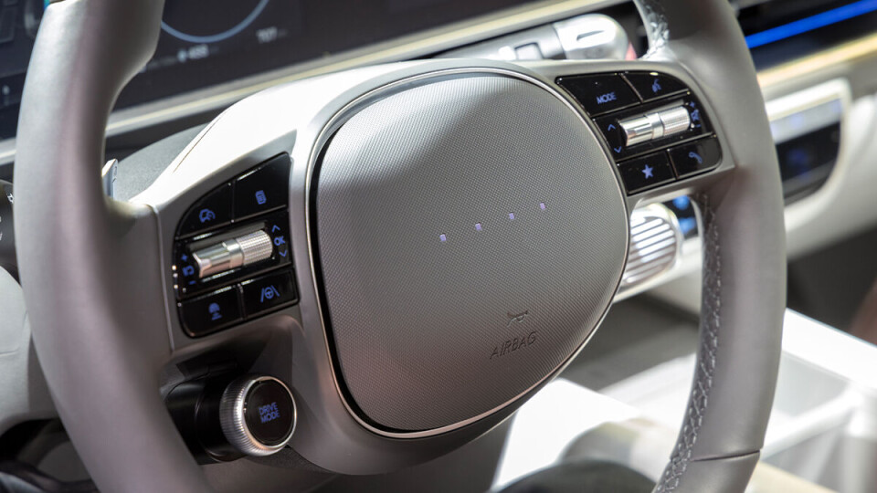 Ratten med lysdioder i Hyundai Ioniq 6. Foto: James Holm Ratten med lysdioder i Hyundai Ioniq 6. Foto: James Holm