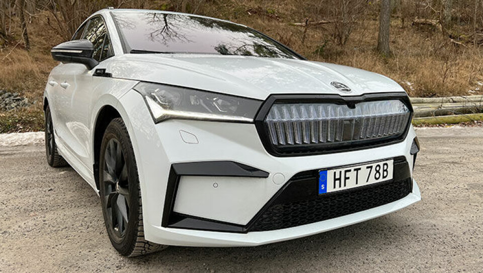 Skoda Enyaq iv 80x. Foto: Felix Björklund Skoda Enyaq iv 80x. Foto: Felix Björklund