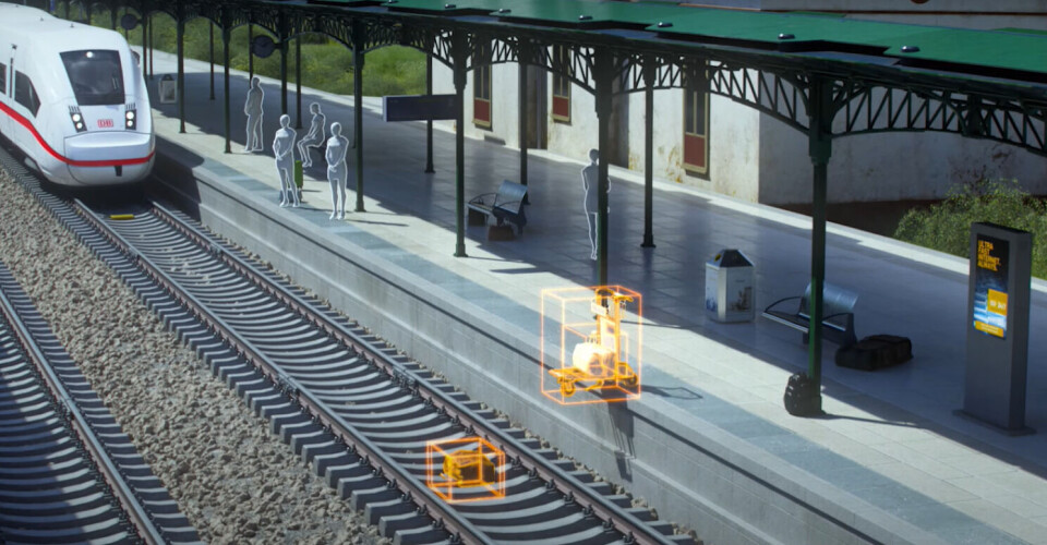 Deutsche Bahn har byggt en virtuell version av sina 500 stationer. Foto: Nvidia/Deutsche Bahn Deutsche Bahn har byggt en virtuell version av sina 500 stationer. Foto: Nvidia/Deutsche Bahn