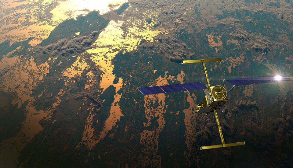 Illustration av Swot. Foto: CNES Illustration av Swot. Foto: CNES