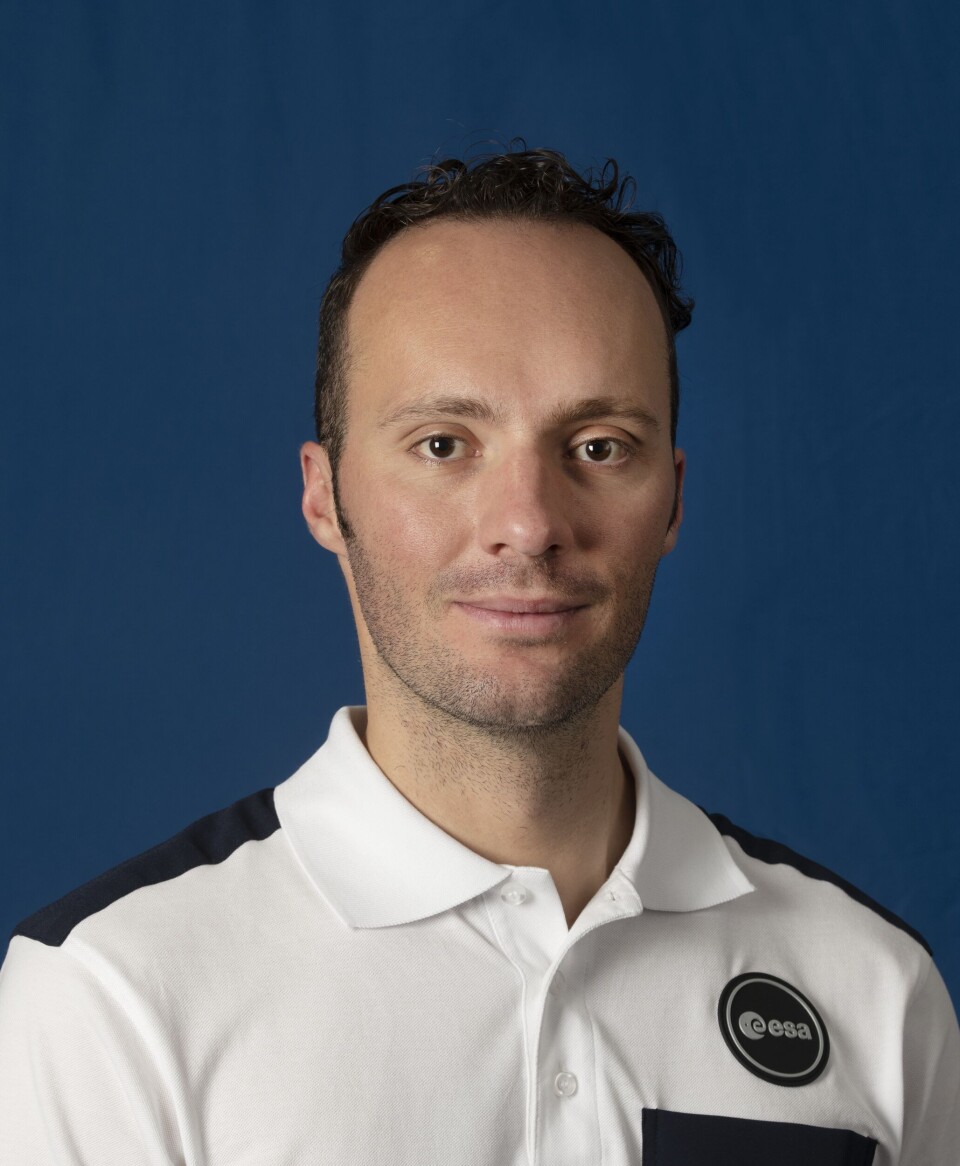 Marco Sieber. Foto: ESA/P. Sebirot Marco Sieber. Foto: ESA/P. Sebirot