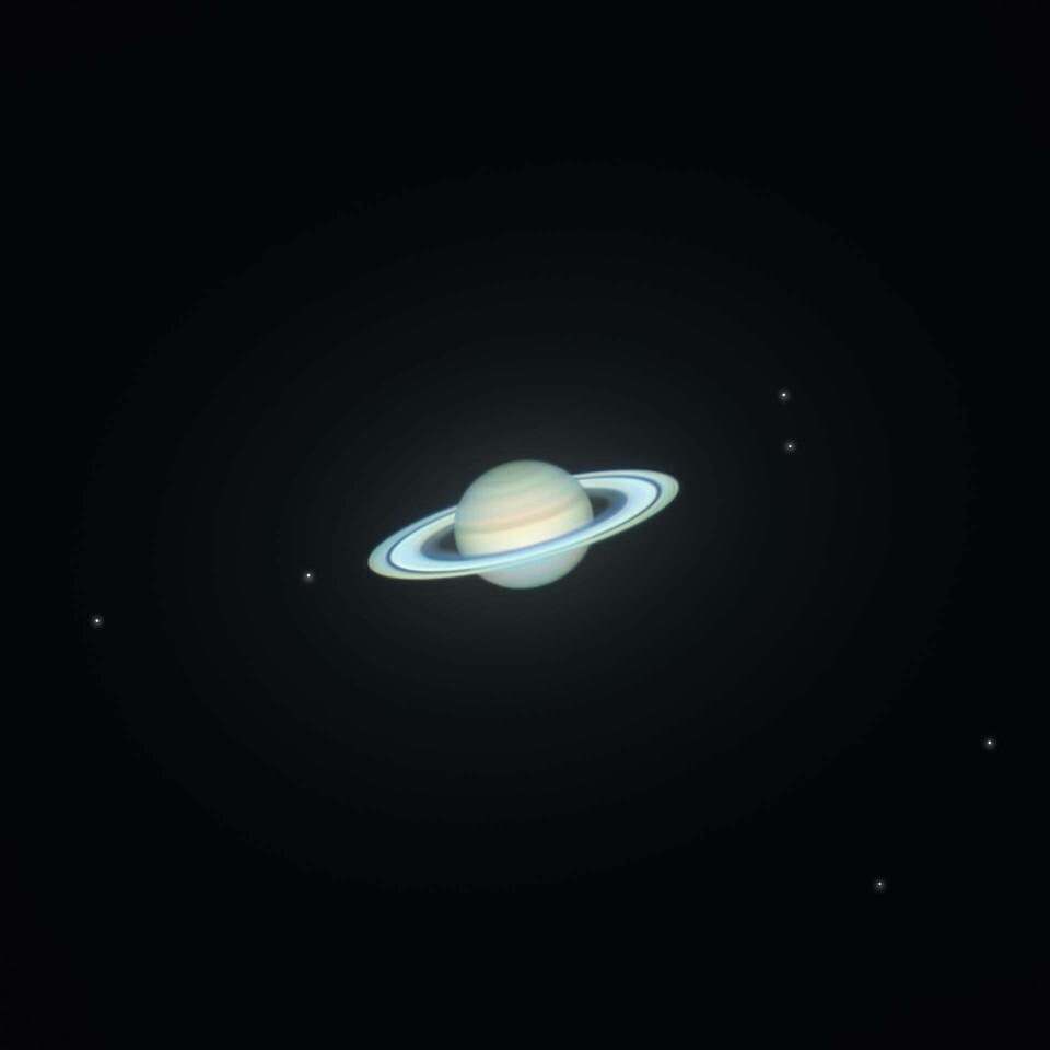 Planeter kan vara svåra att fotografera, här har Andrew McCarthy fångat Saturnus. Foto: Andrew McCarthy