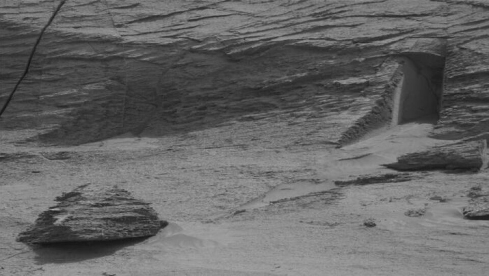 Foto: Nasa
 Plats 2: Curiositys nya bild från Mars - ser ut som en mystisk port