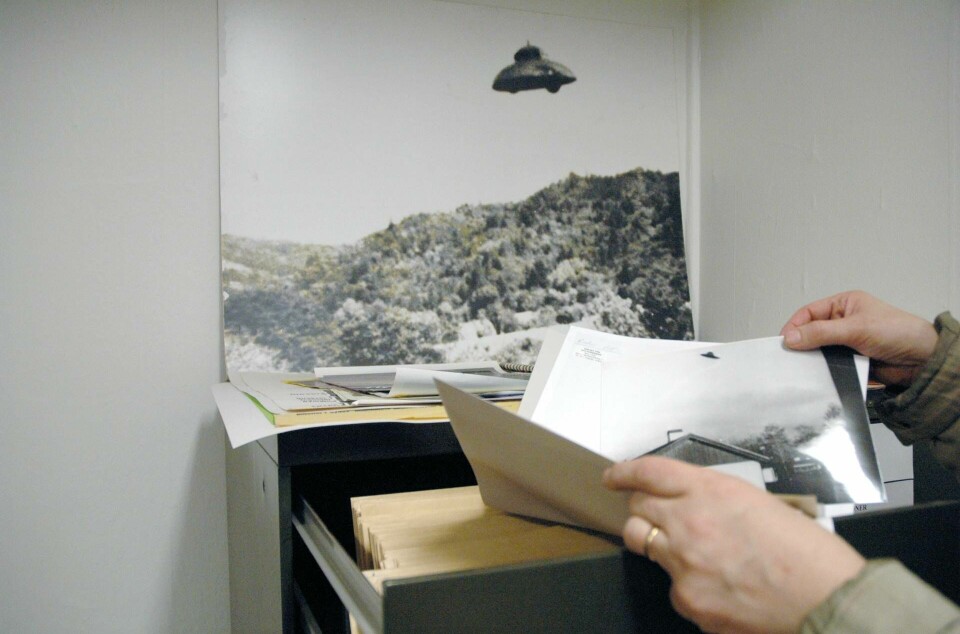 Världens största ufo-arkiv, Archives for the Unexplained (AFU), grundades i Södertälje 1973. I dag finns stiftelsens samlingar i Norrköping, samlat i 15 olika lokaler på samma gata nära stadens centrum. Foto: CLAS SVAHN/AFU