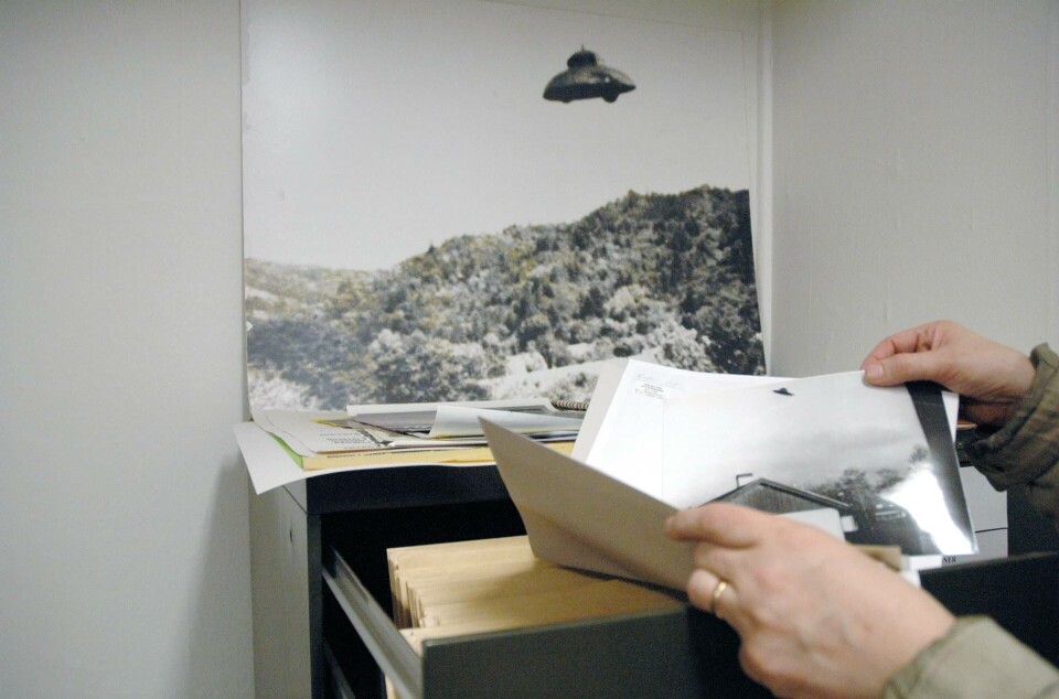 Världens största ufo-arkiv, Archives for the Unexplained (AFU), grundades i Södertälje 1973. I dag finns stiftelsens samlingar i Norrköping, samlat i 15 olika lokaler på samma gata nära stadens centrum. Foto: CLAS SVAHN/AFU Världens största ufo-arkiv, Archives for the Unexplained (AFU), grundades i Södertälje 1973. I dag finns stiftelsens samlingar i Norrköping, samlat i 15 olika lokaler på samma gata nära stadens centrum. Foto: CLAS SVAHN/AFU