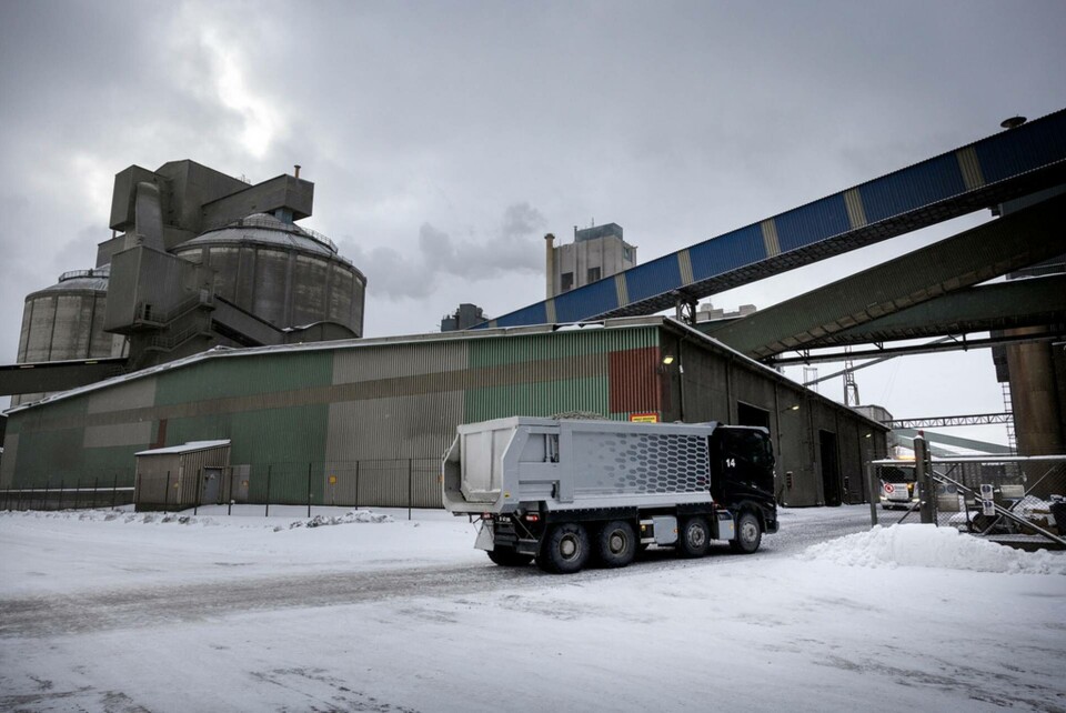 Cementas fabrik i Slite på Gotland. Arkivbild. Foto: Karl Melander/TT Cementas fabrik i Slite på Gotland. Arkivbild. Foto: Karl Melander/TT
