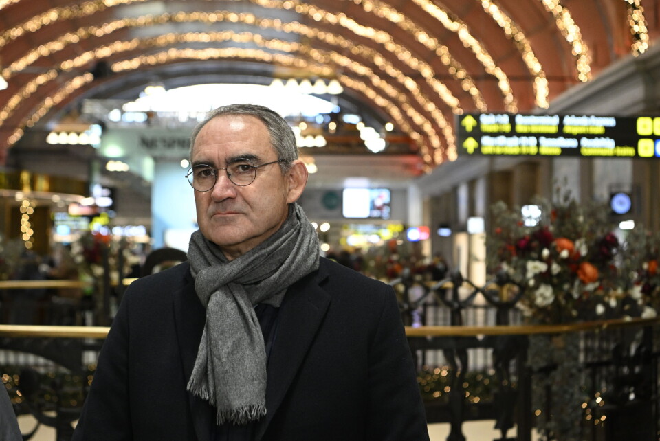 Trafikverkets generaldirektör Roberto Maiorana på Stockholms Central. Arkivbild. Foto: Jessica Gow/ TT Trafikverkets generaldirektör Roberto Maiorana på Stockholms Central. Arkivbild. Foto: Jessica Gow/ TT