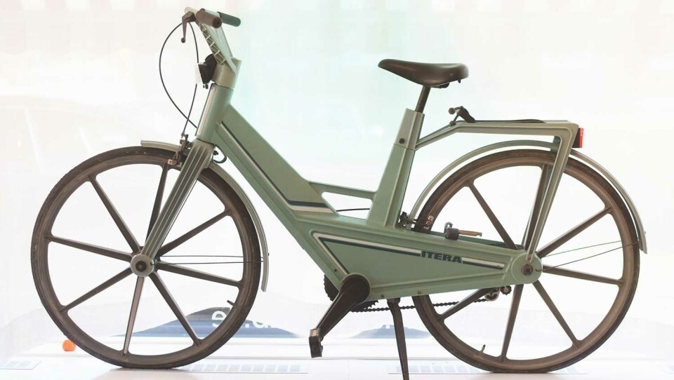 Den svenska plastcykeln Itera. Foto: Museum of Failure Den svenska plastcykeln Itera. Foto: Museum of Failure