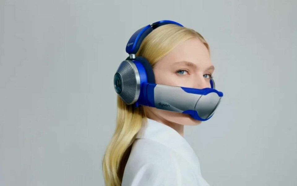 Hörlurarna Dyson Zone tar bort såväl luft- som ljudföroreningar. Foto: Dyson