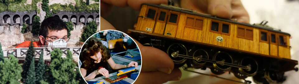 Till höger: Märklin nummer 3170, ett svenskt träklätt ellok, SJ littera D 109. Förebilden tillverkades 1925, modellen 1987. Foto: MATS KARLSSON/TT/Järnvägsmusen Till höger: Märklin nummer 3170, ett svenskt träklätt ellok, SJ littera D 109. Förebilden tillverkades 1925, modellen 1987. Foto: MATS KARLSSON/TT/Järnvägsmusen