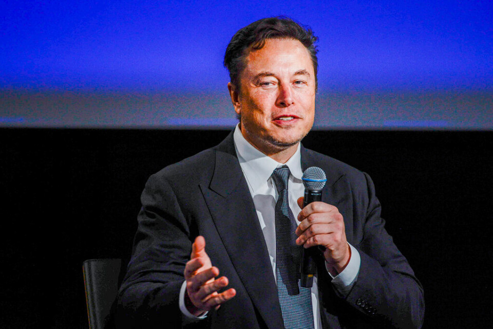 Elon Musk. Arkivbild. Foto: Carina Johansen/NTB/TT